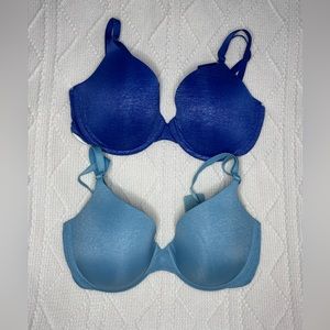 Victorias Secret Uplift Semi Demi 34DD bras, lightly worn. Great condition.